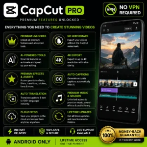 CapCut Pro Premium Android Features No Watermark 4K AI Tools
